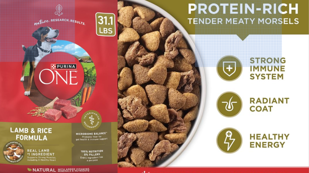 Purina ONE Dry Dog Food Lamb and Rice Formula